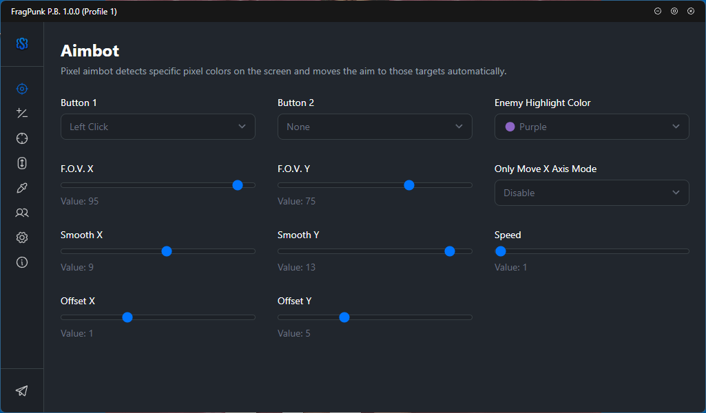 fragpunk, fragpunk aimbot, fragpunk pixelbot, aimbot, pixelbot, colorbot, cheat, triggerbot