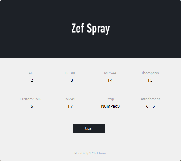 rust, no recoil, macro, script, universal, zef spray